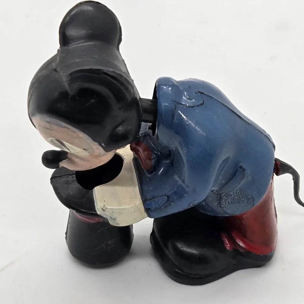Vtg 1960s Marx Disney Mickey Mouse Nodder Bobble Head Magician Top Hat Hong Kong
